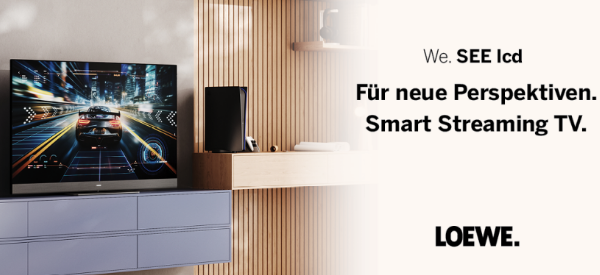 WE. SEE LED - Serie - Für neue Perspektiven. Smart Streaming TV. Der We. SEE lcd vereint Spitzentechnologie und Tradition. Dieser Ultra HD LED-Streaming-Fernseher bietet ein breites Farbspektrum, kontrastreiche Bilder und beeindruckende Tiefeneffekte. Die integrierte Front-Firing Soundbar mit Dolby Atmos und 60 Watt Gesamtleistung sorgt für ein unvergleichliches Klangerlebnis. Perfekt für Fernsehen, Streaming oder Gaming, ist der We. SEE lcd auf Ihr individuelles Wohlfühl-Programm abgestimmt. WE. SEE LED - Serie