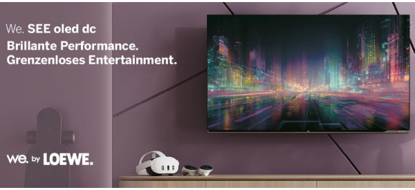 WE. SEE OLED DC - Serie - Ultra-HD-Brillanz. Für ultimatives Streaming und Gaming. Superschneller Smart TV mit Ultra HD OLED-Panels und vollständiger HDR-Unterstützung einschließlich Dolby Vision™. We. SEE oled dc dual channel vereint brillante Bildqualität mit beeindruckendem Dolby Atmos Sound und 60 Watt Gesamtmusikleistung über integrierte, unsichtbare Lautsprecher. Dank Dual-Channel-Technologie und Twin-Triple-Tuner können Sie ein Programm ansehen, während Sie ein anderes aufnehmen – für grenzenlose Flexibilität und das ultimative Smart-Streaming- und Gaming-Erlebnis WE. SEE OLED DC - Serie